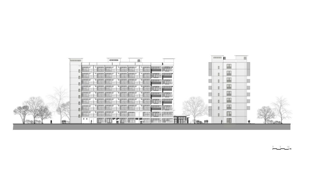 Hostel Complex at MPMMM Cancer Centre Campus