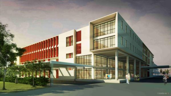 HIHT University (now SRHU): OPD Hospital block
